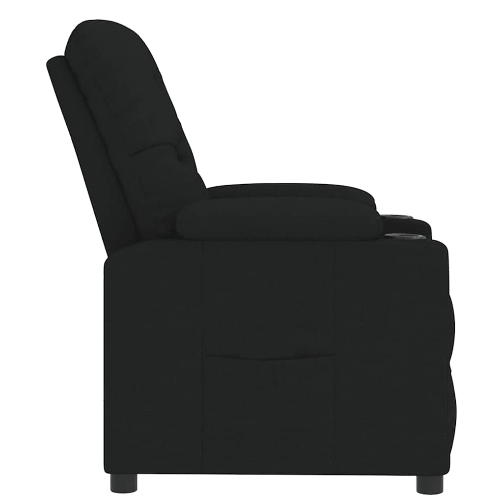 vidaXL Relaxsessel Schwarz Stoff