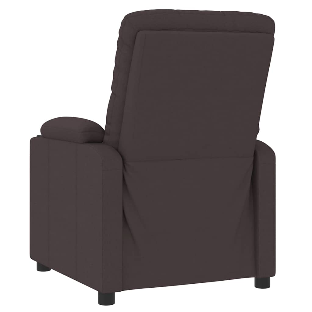 vidaXL Relaxsessel Dunkelbraun Stoff