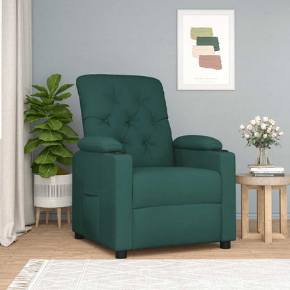 vidaXL Relaxsessel Dunkelgrün Stoff