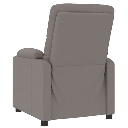 vidaXL Relaxsessel Taupe Stoff