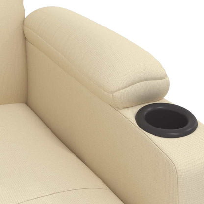 vidaXL Relaxsessel Creme Stoff