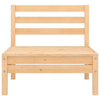 vidaXL 2-Sitzer-Gartensofa Kiefer Massivholz