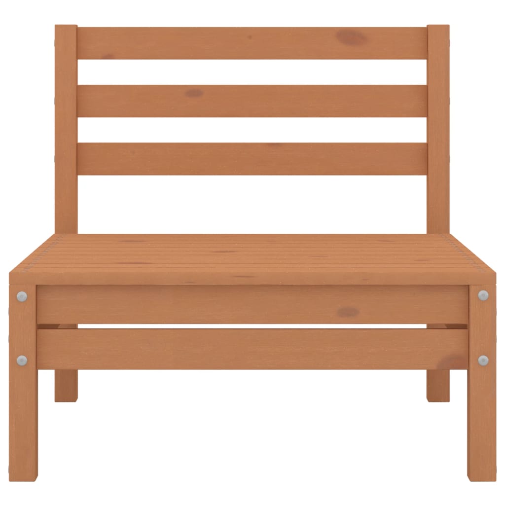vidaXL 3-tlg. Garten-Lounge-Set Honigbraun Massivholz Kiefer