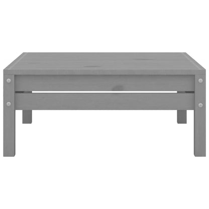 vidaXL 9-tlg. Garten-Lounge-Set Grau Kiefer Massivholz