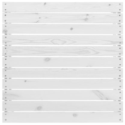 vidaXL Salon de jardin 4 pcs Blanc Bois de pin massif