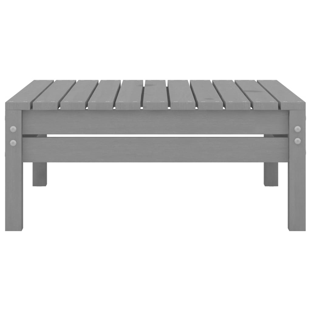 vidaXL 9-tlg. Garten-Lounge-Set Grau Kiefer Massivholz