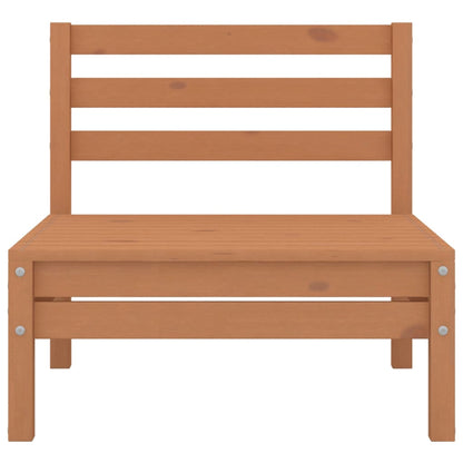 6-tlg. Garten-Lounge-Set Honigbraun Massivholz Kiefer