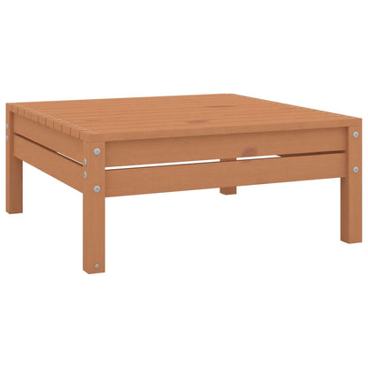 vidaXL 10-tlg. Garten-Lounge-Set Massivholz Kiefer Honigbraun
