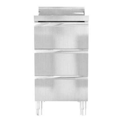 Gewerbliche Küchenschränke 3-tlg. Edelstahl