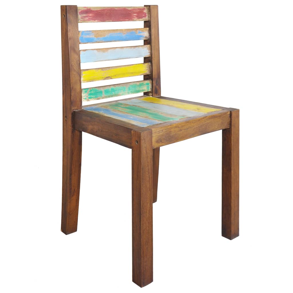 vidaXL Chaises de salle à manger 6 pcs Bois de récupération massif