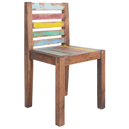 vidaXL Chaises de salle à manger 6 pcs Bois de récupération massif
