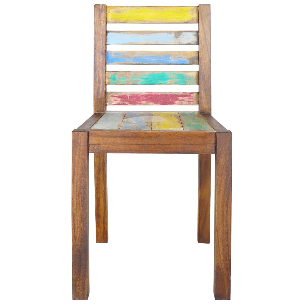 vidaXL Chaises de salle à manger 6 pcs Bois de récupération massif