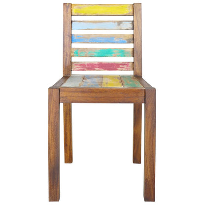 vidaXL Chaises de salle à manger 6 pcs Bois de récupération massif