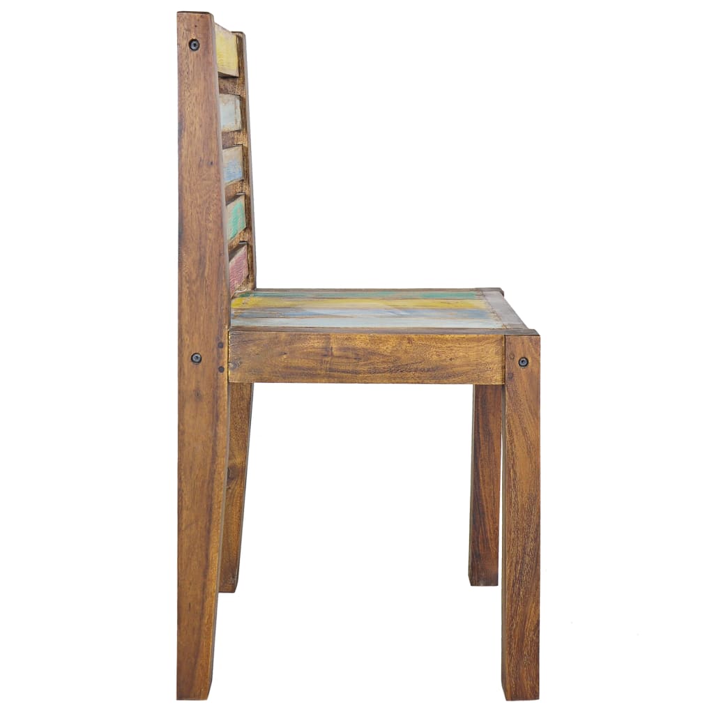vidaXL Chaises de salle à manger 6 pcs Bois de récupération massif