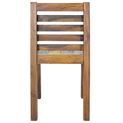 vidaXL Chaises de salle à manger 6 pcs Bois de récupération massif