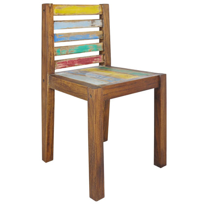 vidaXL Chaises de salle à manger 6 pcs Bois de récupération massif