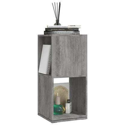 vidaXL Drehregal Betongrau 34,5x34,5x75,5 cm Holzwerkstoff