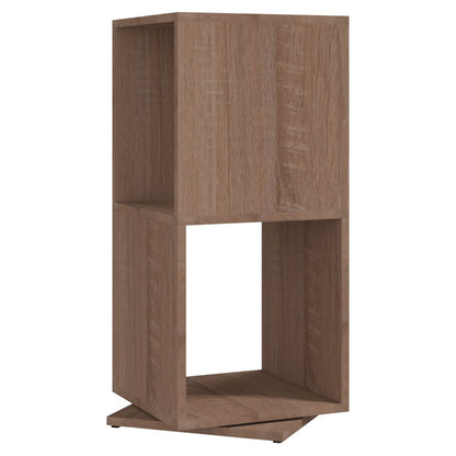 vidaXL Étagère tournante Chêne Sonoma 34,5x34,5x75,5 cm Bois d'ingénierie