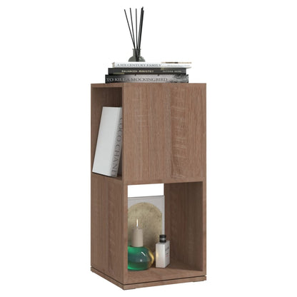 vidaXL Étagère tournante Chêne Sonoma 34,5x34,5x75,5 cm Bois d'ingénierie