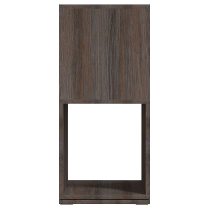 vidaXL Drehregal Grau und Sonoma-Eiche 34,5x34,5x75,5 cm Holzwerkstoff
