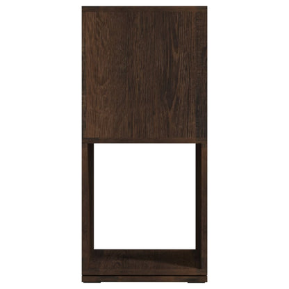 vidaXL Drehregal Räuchereiche 34,5x34,5x75,5 cm Holzwerkstoff