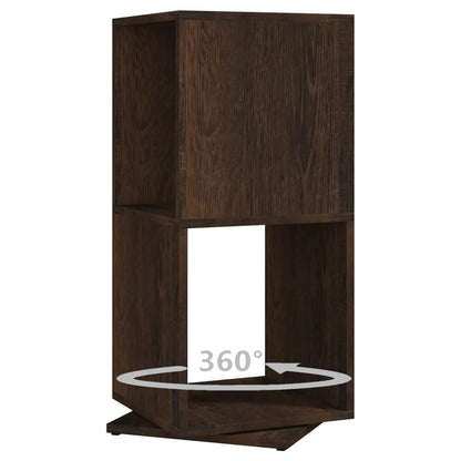 vidaXL Drehregal Räuchereiche 34,5x34,5x75,5 cm Holzwerkstoff