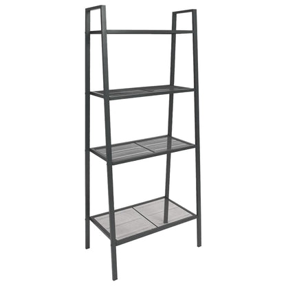 vidaXL Étagère échelle à 4 niveaux en métal anthracite