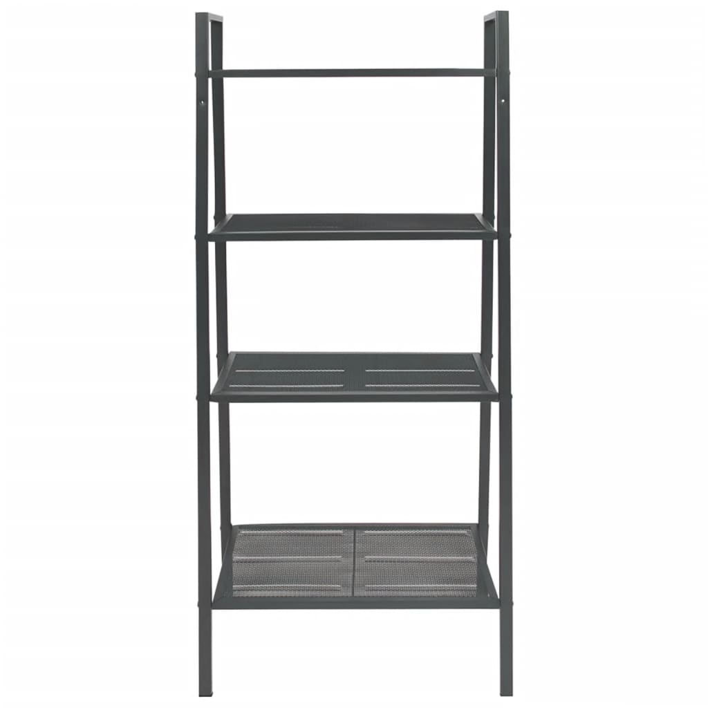 vidaXL Étagère échelle à 4 niveaux en métal anthracite