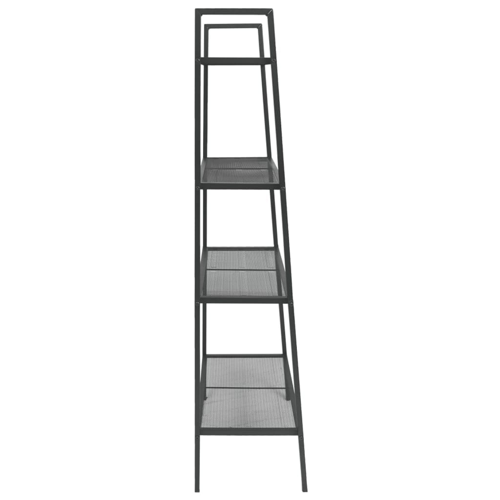 vidaXL Étagère échelle à 4 niveaux en métal anthracite