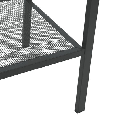vidaXL Étagère échelle à 4 niveaux en métal anthracite