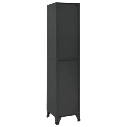 vidaXL Schließfachschrank Anthrazit 38x40x180 cm Stahl