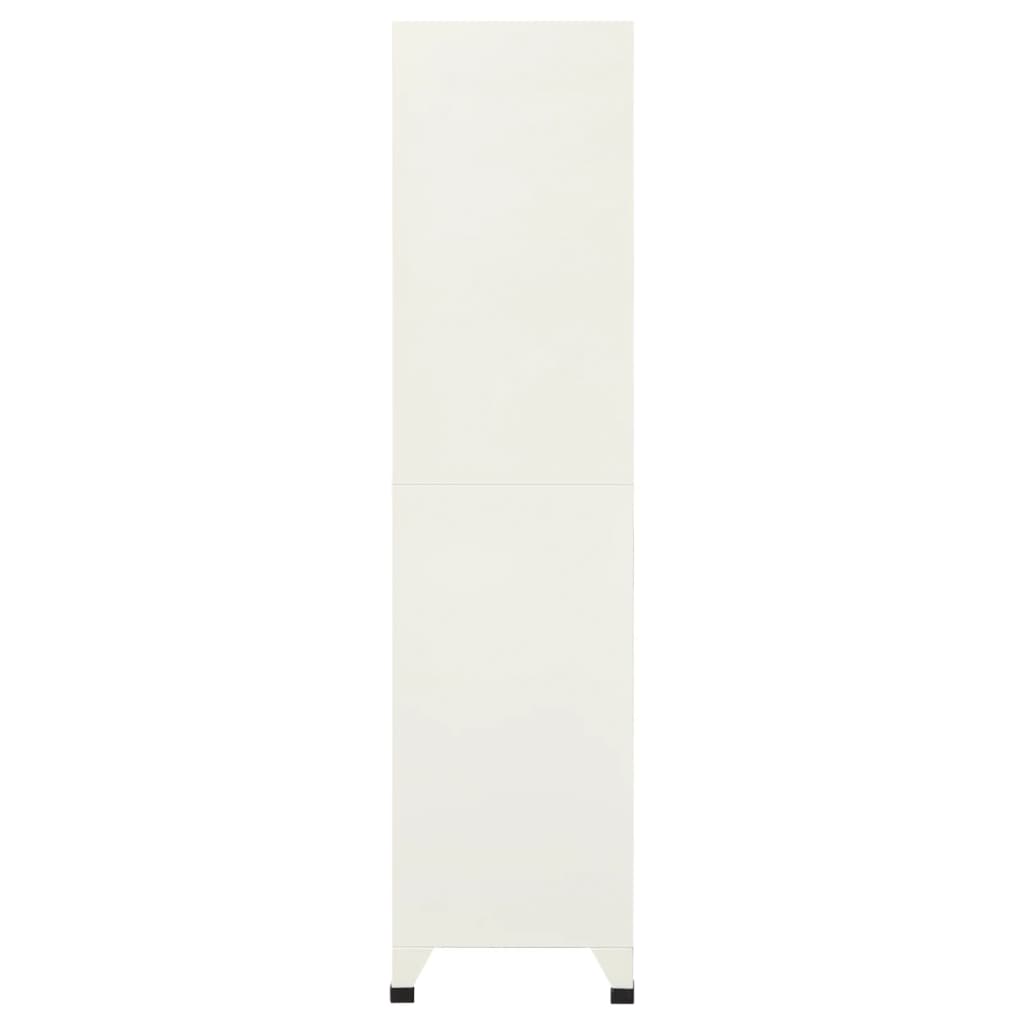 vidaXL Armoire vestiaire gris et bleu 90x45x180 cm acier