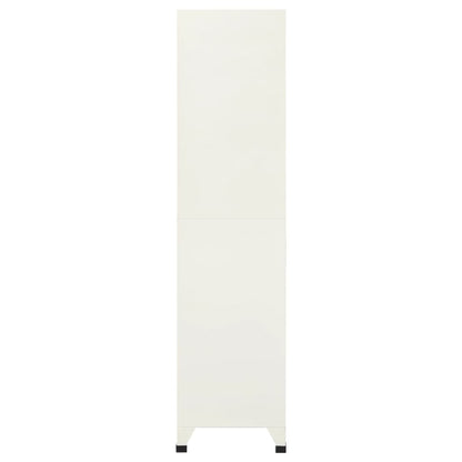 vidaXL Armoire vestiaire gris et bleu 90x45x180 cm acier