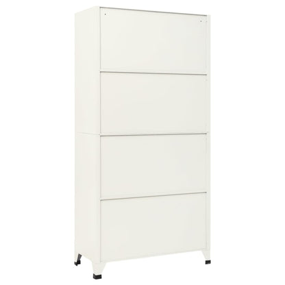 vidaXL Armoire vestiaire gris et bleu 90x45x180 cm acier