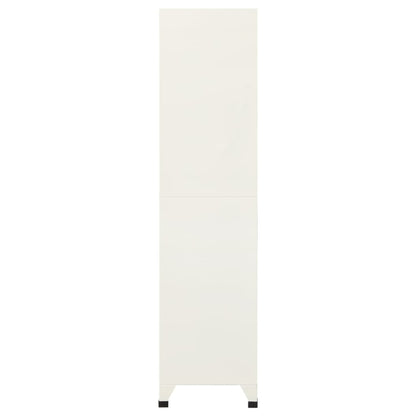 vidaXL Schließfachschrank Grau und Blau 90x45x180 cm Stahl