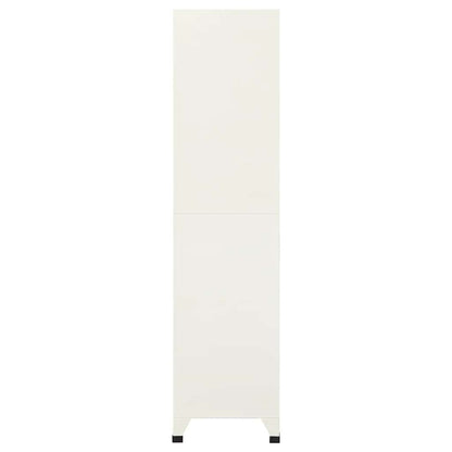 vidaXL Schließfachschrank Grau und Blau 90x45x180 cm Stahl