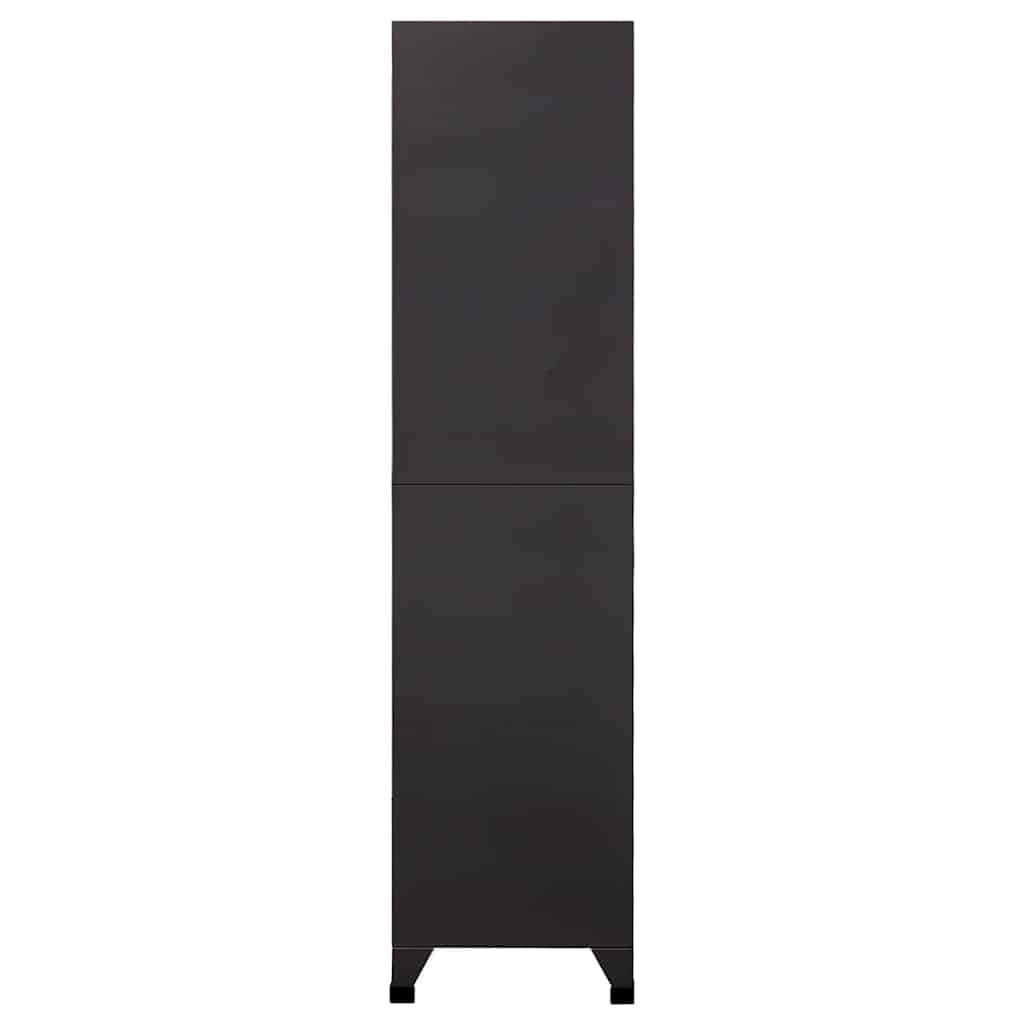 vidaXL Schließfachschrank Anthrazit 90x40x180 cm Stahl