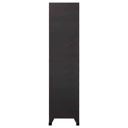 vidaXL Schließfachschrank Anthrazit 90x40x180 cm Stahl