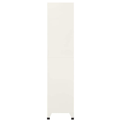 vidaXL Schließfachschrank Grau und Blau 90x40x180 cm Stahl