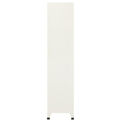 vidaXL Schließfachschrank Grau und Blau 90x40x180 cm Stahl
