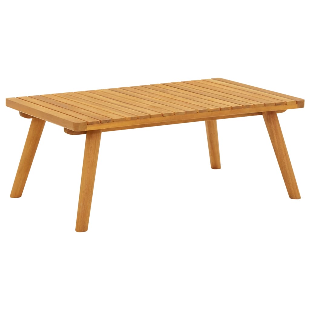 vidaXL Salon de jardin 4 pcs avec coussins Bois d'acacia massif
