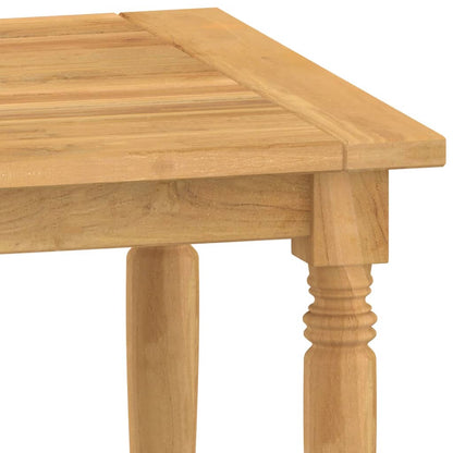 vidaXL Salon de jardin 4 pcs avec coussins Bois de teck massif