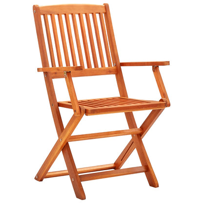 vidaXL Chaises de jardin pliantes 6 pcs Bois d'eucalyptus massif
