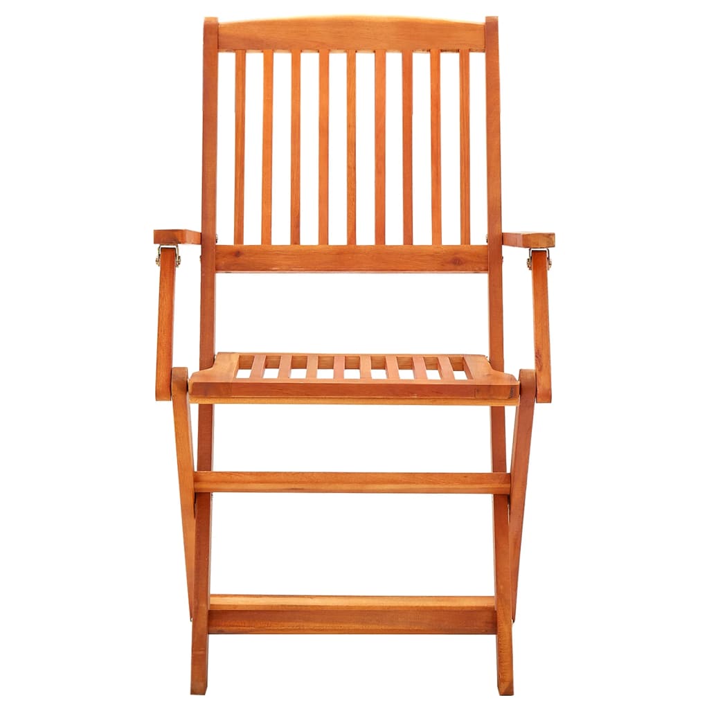 vidaXL Chaises de jardin pliantes 6 pcs Bois d'eucalyptus massif