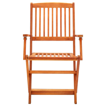 vidaXL Chaises de jardin pliantes 6 pcs Bois d'eucalyptus massif