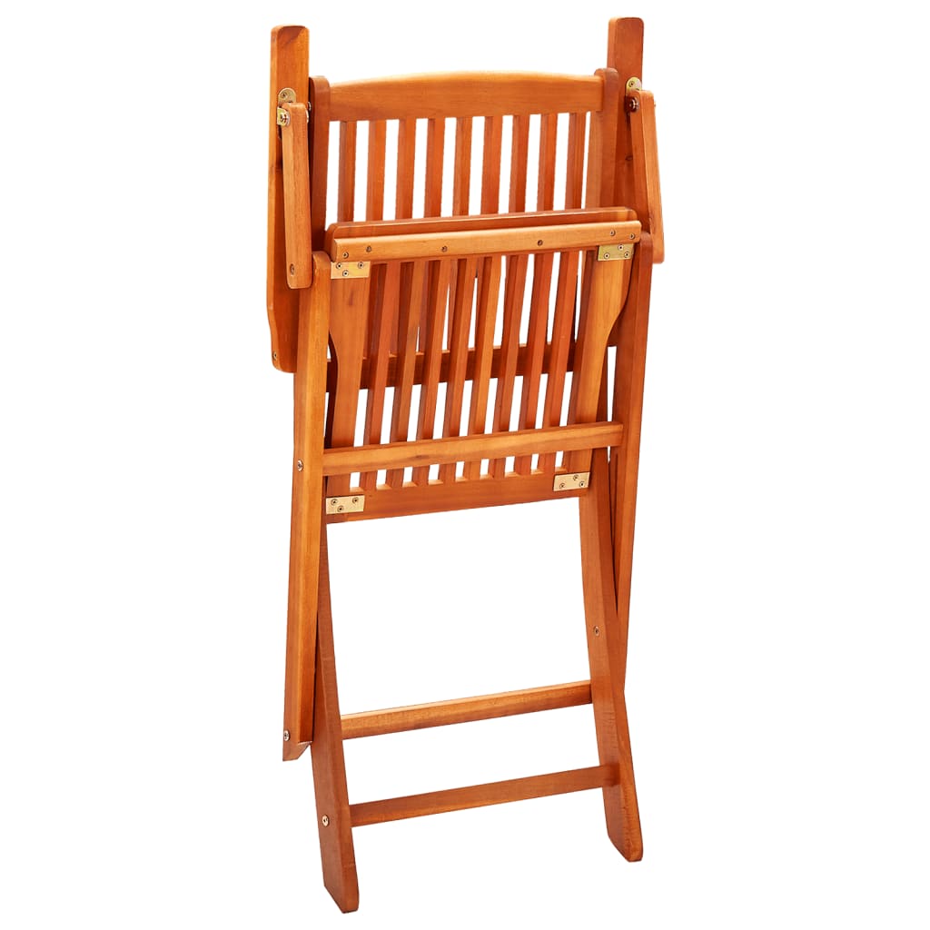 vidaXL Chaises de jardin pliantes 6 pcs Bois d'eucalyptus massif