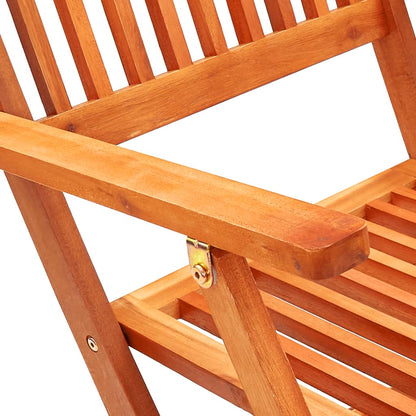 vidaXL Chaises de jardin pliantes 6 pcs Bois d'eucalyptus massif