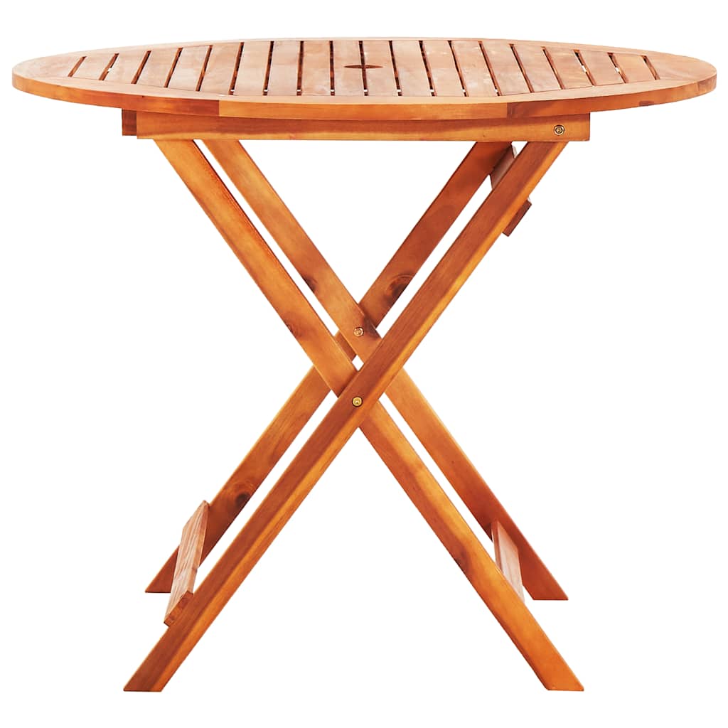 vidaXL 5-tlg. Garten-Essgruppe Klappbar Massivholz Eukalyptus