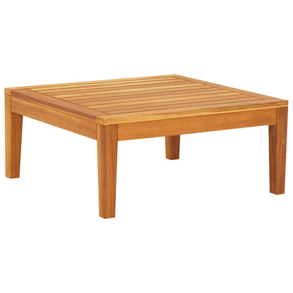 vidaXL 4-tlg. Garten-Lounge-Set mit Dunkelgrauen Kissen Akazienholz