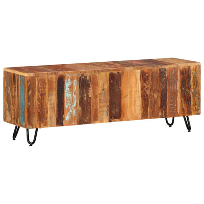 vidaXL Meuble TV 110x30x40 cm Bois de récupération Massif